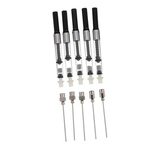 OSALADI Teiliges Nützlicher Tintenfüllhilfe Adapter für Füllfederhalter Tintenfüllung Schulbedarf Schwarz Praktisch und Vielseitig für Büro und Zuhause von OSALADI