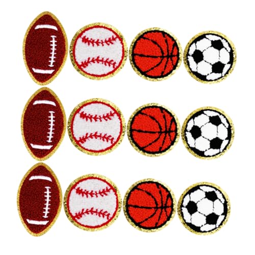 OSALADI Teiliges Sport Patches aus Besticktem Polyester mit Baseball Basketball Football Fußball Motiven zum Aufbügeln und Annähen Langlebig Farbecht für DIY Kleidung Rucksäcke und OSALADI Teiliges Sport Patches aus Besticktem Polyester mit Baseball Basketball Football Fußball Motiven zum Aufbügeln und Annähen Langlebig Farbecht für DIY Kleidung Rucksäcke und von OSALADI