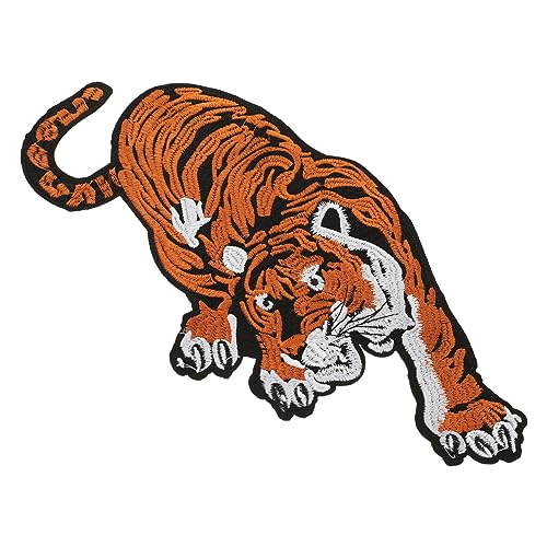 OSALADI Tiger Stickerei Applikation Patch für Kleidung Taschen und Handarbeiten Großes Auffälliges Design Einfach zu Nähen Vielseitig Einsetzbar für Projekt OSALADI Tiger Stickerei Applikation Patch für Kleidung Taschen und Handarbeiten Großes Auffälliges Design Einfach zu Nähen Vielseitig Einsetzbar für Projekt von OSALADI