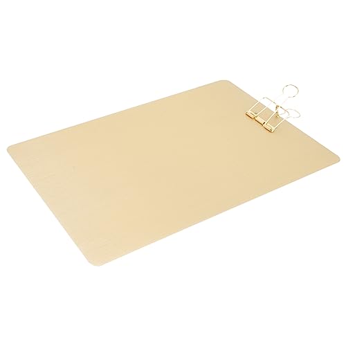 OSALADI Trägerplatte für Schreibtafel Planke Brief Wohnung Schule multi Dokumentenordner klemmbrett Zwischenablage klein Klassifizierungsschreibplatine Clip Überzug Golden OSALADI Trägerplatte für Schreibtafel Planke Brief Wohnung Schule multi Dokumentenordner klemmbrett Zwischenablage klein Klassifizierungsschreibplatine Clip Überzug Golden von OSALADI