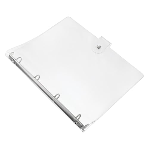OSALADI Transparente Binder Notebook Hülle aus Robustem Kunststoff Langlebige Transparente Ordnerhülle mit Löchern Vielseitig für Schule und Büro Schützende Notizbuchhülle Teilig OSALADI Transparente Binder Notebook Hülle aus Robustem Kunststoff Langlebige Transparente Ordnerhülle mit Löchern Vielseitig für Schule und Büro Schützende Notizbuchhülle Teilig von OSALADI