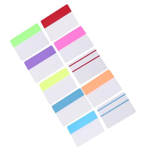 OSALADI Transparente Selbstklebende Notizblöcke mit Glatter Schreibfläche Wiederablösbare Haftnotizen für Schule und Büro Multifunktionale Memo pads zum Markieren Planen und Organisieren von OSALADI