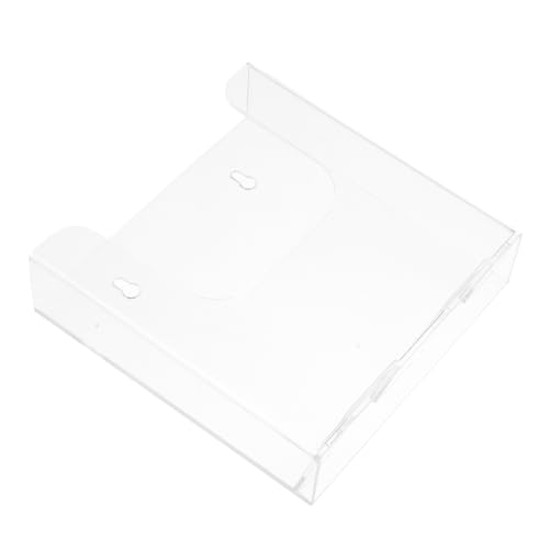 OSALADI Transparente Wandmontierte Dateiablage Vertikaler Dokumentenständer für Büro Zuhause Eleganter Broschürenhalter mit Fächern Platzsparend und Langlebig von OSALADI