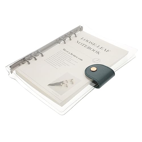 OSALADI Transparentes Notizbuch mit Abnehmbaren Praktischer Ringbinder für Tägliche Notizen Kreatives Schreiben und Ideenlisten für Büroangestellte und Lehrer OSALADI Transparentes Notizbuch mit Abnehmbaren Praktischer Ringbinder für Tägliche Notizen Kreatives Schreiben und Ideenlisten für Büroangestellte und Lehrer von OSALADI