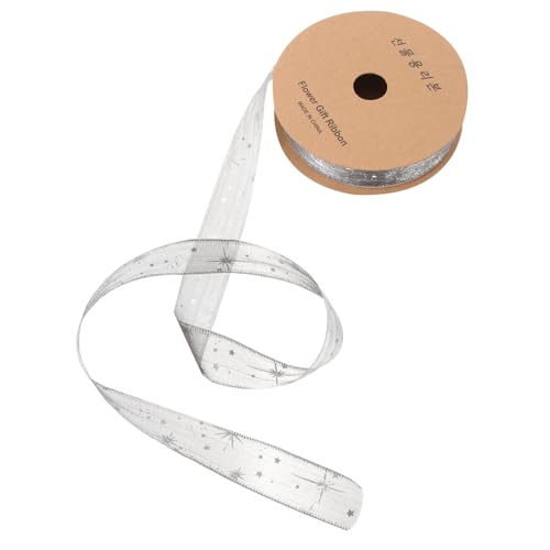 OSALADI Transparentes Organzaband mit Goldgeprägten Breit Langlebiges DIY Schleifenband für Geschenkverpackung Blumensträuße und Bastelprojekte Flexibel und Dekorativ OSALADI Transparentes Organzaband mit Goldgeprägten Breit Langlebiges DIY Schleifenband für Geschenkverpackung Blumensträuße und Bastelprojekte Flexibel und Dekorativ von OSALADI