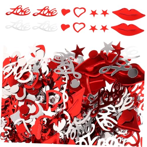 OSALADI Valentinstag Konfetti Dekoration Herz Konfetti für Hochzeit Jahrestag Verlobungsfeier und Romantische Feiern Mehrfarbiges Partydekor mit Liebe und Glitzer OSALADI Valentinstag Konfetti Dekoration Herz Konfetti für Hochzeit Jahrestag Verlobungsfeier und Romantische Feiern Mehrfarbiges Partydekor mit Liebe und Glitzer von OSALADI