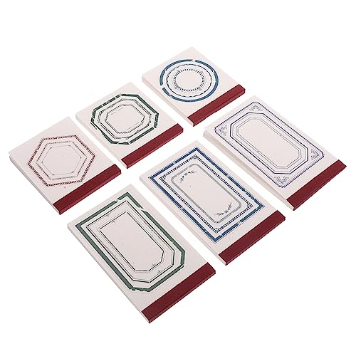 OSALADI Vintage Notizblöcken Notizblätter für Haushalt und Schule Memo Pads für Büroangestellte Studenten und Lehrer Praktisch und Langlebig von OSALADI
