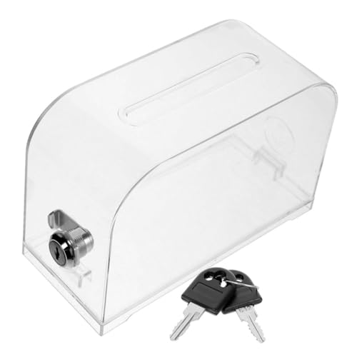 OSALADI Visitenkartenhalter-box: 7,3 X 4,5 X 4 Zoll, Sicheres Acrylgehäuse – Transparente Wahlurne Mit Schloss Für Profis – Ideal Für Meetings Und Messen OSALADI Visitenkartenhalter-box: 7,3 X 4,5 X 4 Zoll, Sicheres Acrylgehäuse – Transparente Wahlurne Mit Schloss Für Profis – Ideal Für Meetings Und Messen von OSALADI