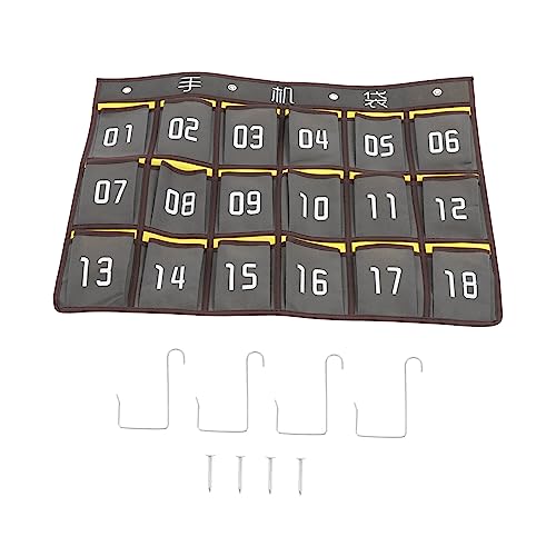 OSALADI Wandorganizer für Handys Multifunktionale Aufbewahrungstasche mit Fächern für Klassenzimmer und Praktische Wandmontage für Ordnung und Übersichtlichkeit OSALADI Wandorganizer für Handys Multifunktionale Aufbewahrungstasche mit Fächern für Klassenzimmer und Praktische Wandmontage für Ordnung und Übersichtlichkeit von OSALADI