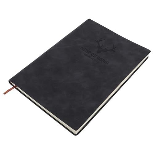 OSALADI Weicher Leder -Notizblock Schreibwaren Buch planen akademisch Journal -Notizbuch Büro Studie Hinweis Lieferungen Tagesplaner-Notizbuch Schreibbuch Papier Black OSALADI Weicher Leder -Notizblock Schreibwaren Buch planen akademisch Journal -Notizbuch Büro Studie Hinweis Lieferungen Tagesplaner-Notizbuch Schreibbuch Papier Black von OSALADI