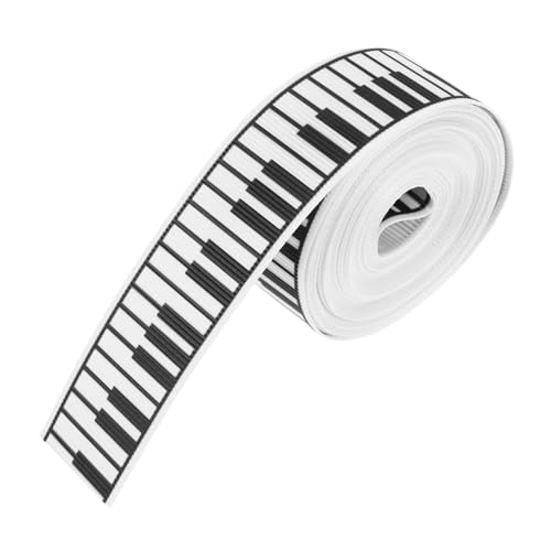 OSALADI Weißes Klavier Satinband Breites Geschenkband Für Verpackung Schleifen Basteln Und Partydeko Hochwertiges Fadenschutzband OSALADI Weißes Klavier Satinband Breites Geschenkband Für Verpackung Schleifen Basteln Und Partydeko Hochwertiges Fadenschutzband von OSALADI