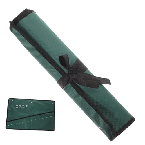 OSALADI Werkzeug Roll Up Tasche Spanner Organizer für Handwerkzeuge Langlebige Canvas Aufbewahrungstasche mit Praktischem Design und Integrierten Bindegurten OSALADI Werkzeug Roll Up Tasche Spanner Organizer für Handwerkzeuge Langlebige Canvas Aufbewahrungstasche mit Praktischem Design und Integrierten Bindegurten von OSALADI