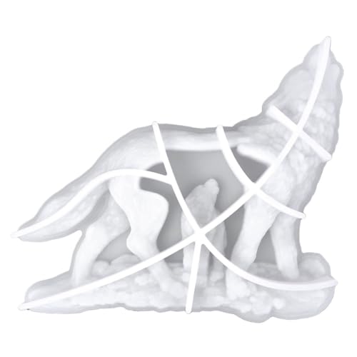 OSALADI Wolfförmige Silikonform für DIY Epoxidharz Wolf Dekorationsform Hochwertige Gießform für Individuelles Kunsthandwerk für Projekte und Wanddekoration OSALADI Wolfförmige Silikonform für DIY Epoxidharz Wolf Dekorationsform Hochwertige Gießform für Individuelles Kunsthandwerk für Projekte und Wanddekoration von OSALADI