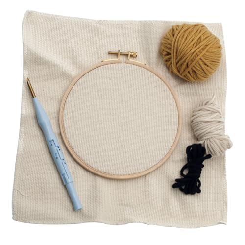 OSALADI Woolen Yarn Punch Needle Set für Anfänger Handgemachtes Diy Stickerei Kit mit Kunststoffrahmen für Kreative Projekte und Kunsthandwerk Geeignet für Erwachsene und Ab Jahren OSALADI Woolen Yarn Punch Needle Set für Anfänger Handgemachtes Diy Stickerei Kit mit Kunststoffrahmen für Kreative Projekte und Kunsthandwerk Geeignet für Erwachsene und Ab Jahren von OSALADI