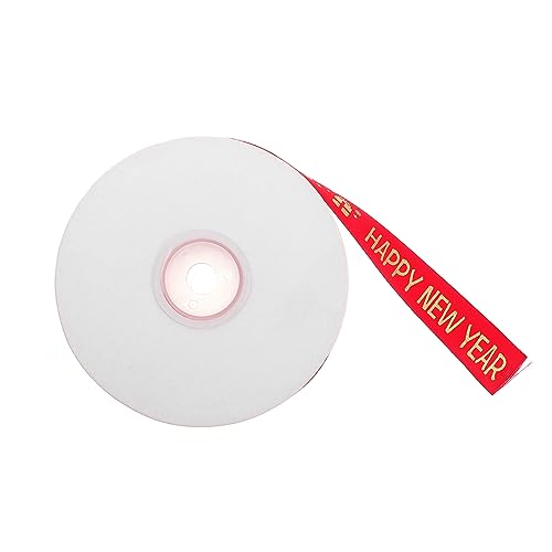 OSALADI Year Geschenkband Polyester Dekoband für Geschenkverpackung Schleifen Basteln Hochtemperaturbeständig Glänzend Vielseitig für Neujahrsdekoration OSALADI Year Geschenkband Polyester Dekoband für Geschenkverpackung Schleifen Basteln Hochtemperaturbeständig Glänzend Vielseitig für Neujahrsdekoration von OSALADI