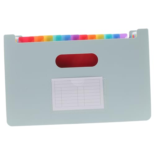 Ordner Erweiterbarer Datei Organizer für Büro und Zuhause zur Aufbewahrung von Quittungen Dokumenten und Karten Tragbar und Leicht Ordner Erweiterbarer Datei Organizer für Büro und Zuhause zur Aufbewahrung von Quittungen Dokumenten und Karten Tragbar und Leicht von OSALADI