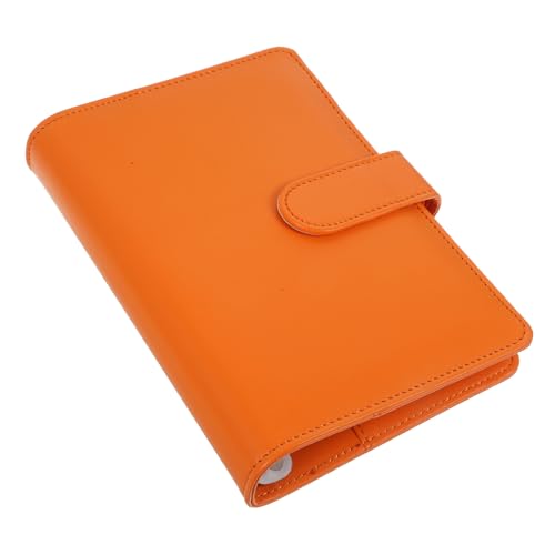 PU Leder Notizbuchhülle Ringbuch Cover für Notizen Praktischer und Leichter Finanzplaner für Schule Büro und Zuhause Verarbeitung von OSALADI