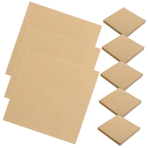 Selbstklebende Notizblöcke Kreative Haftnotizen für Schule Büro und Zuhause Praktische für To Do Listen und Erinnerungen Notizen aus Kraftpapier von OSALADI