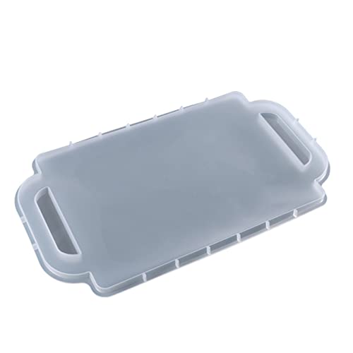 Silikon Tray Mold für DIY Tee und Obsttabletts Epoxidharz Gießform mit Doppeltem Griff Einfache Handhabung für Bastelprojekte und Lebensmittelpräsentationen Silikon Tray Mold für DIY Tee und Obsttabletts Epoxidharz Gießform mit Doppeltem Griff Einfache Handhabung für Bastelprojekte und Lebensmittelpräsentationen von OSALADI