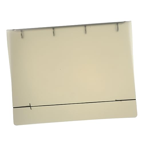 Transparent Dokumentenordner mit Löchern Erweiterbarer Datei Organizer Multifunktionale Aufbewahrungstasche für Rechnungen und Dokumente Kapazität Transparent von OSALADI
