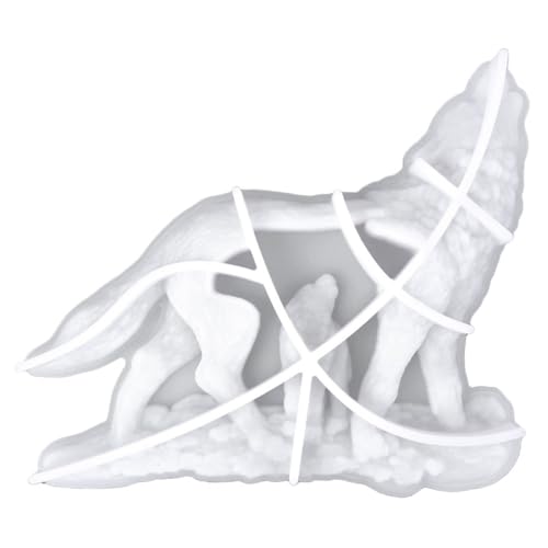 Wolf Silikonform Diy Epoxidharz Gießform für Wolf Wanddekoration Elastisch und Langlebig für Bastelprojekte und Wolf Silikonform Diy Epoxidharz Gießform für Wolf Wanddekoration Elastisch und Langlebig für Bastelprojekte und von OSALADI