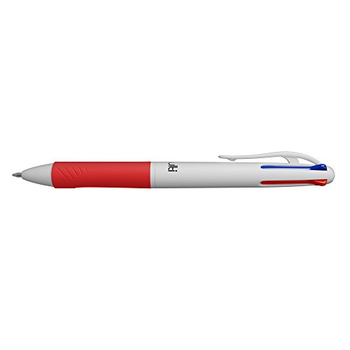 Osama 4 Multi – 4-Farben-Kugelschreiber, 1 Stück – Blisterpackung mit 0,1 mm Kugelschreiber mit schwarzer, blauer, roter und grüner Tinte, ideal für Schreib- und Schulbedarf, Universität und Büro von OSAMA