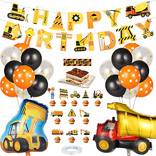 OSDUE Bagger Deko Kindergeburtstag Set, Junge Kindergeburtstag Deko, Traktor Bagger Geburtstagsdeko, Folienballon Luftballon für Kinderzimmer Kindergarten Partydeko OSDUE Bagger Deko Kindergeburtstag Set, Junge Kindergeburtstag Deko, Traktor Bagger Geburtstagsdeko, Folienballon Luftballon für Kinderzimmer Kindergarten Partydeko von OSDUE