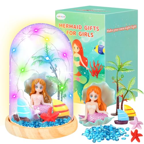 OSDUE DIY Kinder Nachtlicht Meerjungfrau, Meerjungfrau Geschenke für Mädchen, Weihnachts Geschenke Spielzeug für Kinder, Meerjungfrau Bastelset für 3-9 Jahre Kinder - Muttertagsgeschenk für Mama OSDUE DIY Kinder Nachtlicht Meerjungfrau, Meerjungfrau Geschenke für Mädchen, Weihnachts Geschenke Spielzeug für Kinder, Meerjungfrau Bastelset für 3-9 Jahre Kinder - Muttertagsgeschenk für Mama von OSDUE