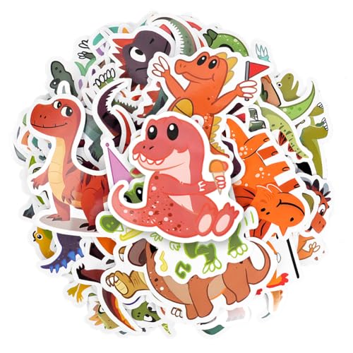 OSDUE Dinosaurier Sticker Set, 100 Stück Wasserdicht Vinyl Stickers, Anime Sticker Set, Cartoon Aufkleber für Auto Laptop Skateboard Fahrrad Moped Motorrad, Geeignet für Erwachsene Kinder OSDUE Dinosaurier Sticker Set, 100 Stück Wasserdicht Vinyl Stickers, Anime Sticker Set, Cartoon Aufkleber für Auto Laptop Skateboard Fahrrad Moped Motorrad, Geeignet für Erwachsene Kinder von OSDUE