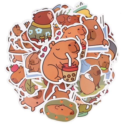 OSDUE Wasserschwein Sticker Set, 100 Stück Wasserdicht Vinyl Stickers, Anime Sticker Set, Cartoon Aufkleber für Auto Laptop Skateboard Fahrrad Moped Motorrad, Geeignet für Erwachsene Kinder OSDUE Wasserschwein Sticker Set, 100 Stück Wasserdicht Vinyl Stickers, Anime Sticker Set, Cartoon Aufkleber für Auto Laptop Skateboard Fahrrad Moped Motorrad, Geeignet für Erwachsene Kinder von OSDUE