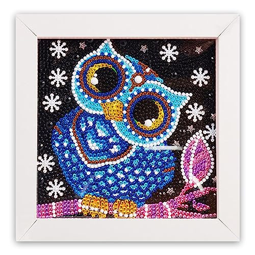 OSLEY Diamond Painting Kinder Set, 5D DIY Cartoon Diamant Painting Bilder, 15x15cm Leinwand und mit 18x18cm Bilderrahmen für Kinder und Mädchen, Erwachsene geeignet OSLEY Diamond Painting Kinder Set, 5D DIY Cartoon Diamant Painting Bilder, 15x15cm Leinwand und mit 18x18cm Bilderrahmen für Kinder und Mädchen, Erwachsene geeignet von OSLEY