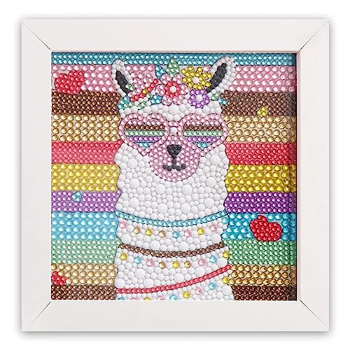 OSLEY Diamond Painting Kinder Set, 5D DIY Cartoon Diamant Painting Bilder, 15x15cm Leinwand und mit 18x18cm Bilderrahmen für Kinder und Mädchen, Erwachsene geeignet OSLEY Diamond Painting Kinder Set, 5D DIY Cartoon Diamant Painting Bilder, 15x15cm Leinwand und mit 18x18cm Bilderrahmen für Kinder und Mädchen, Erwachsene geeignet von OSLEY