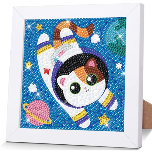 OSLEY Diamond Painting Kinder Set, 5D DIY Cartoon Diamant Painting Bilder, 15x15cm Leinwand und mit 18x18cm Bilderrahmen für Kinder und Mädchen, Erwachsene geeignet OSLEY Diamond Painting Kinder Set, 5D DIY Cartoon Diamant Painting Bilder, 15x15cm Leinwand und mit 18x18cm Bilderrahmen für Kinder und Mädchen, Erwachsene geeignet von OSLEY