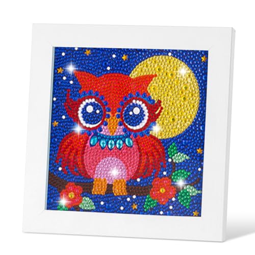 OSLEY Diamond Painting Kinder Set, 5D DIY Cartoon Diamant Painting Bilder, 15x15cm Leinwand und mit 18x18cm Bilderrahmen für Kinder und Mädchen, Erwachsene geeignet OSLEY Diamond Painting Kinder Set, 5D DIY Cartoon Diamant Painting Bilder, 15x15cm Leinwand und mit 18x18cm Bilderrahmen für Kinder und Mädchen, Erwachsene geeignet von OSLEY