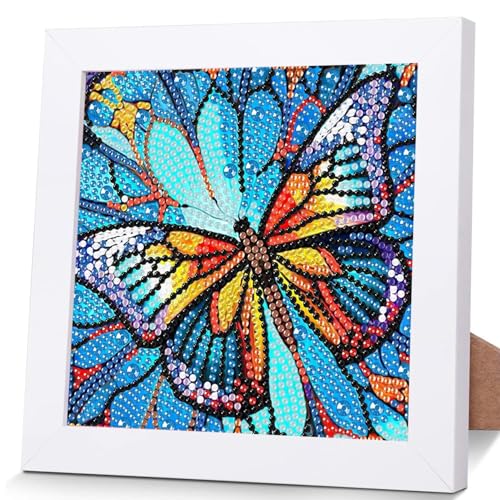 OSLEY Diamond Painting Kinder Set, 5D DIY Cartoon Diamant Painting Bilder, 15x15cm Leinwand und mit 18x18cm Bilderrahmen für Kinder und Mädchen, Erwachsene geeignet OSLEY Diamond Painting Kinder Set, 5D DIY Cartoon Diamant Painting Bilder, 15x15cm Leinwand und mit 18x18cm Bilderrahmen für Kinder und Mädchen, Erwachsene geeignet von OSLEY