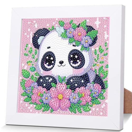 OSLEY Diamond Painting Kinder Set, 5D DIY Cartoon Diamant Painting Bilder, 15x15cm Leinwand und mit 18x18cm Bilderrahmen für Kinder und Mädchen, Erwachsene geeignet OSLEY Diamond Painting Kinder Set, 5D DIY Cartoon Diamant Painting Bilder, 15x15cm Leinwand und mit 18x18cm Bilderrahmen für Kinder und Mädchen, Erwachsene geeignet von OSLEY