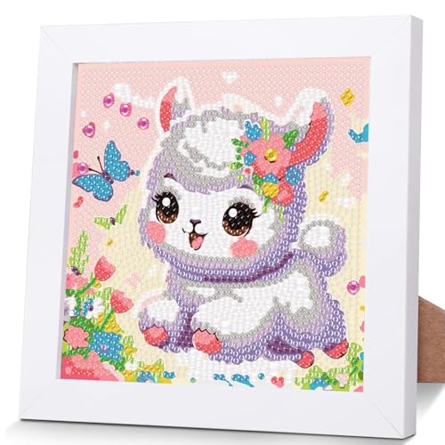 OSLEY Diamond Painting Kinder Set, 5D DIY Cartoon Diamant Painting Bilder, 15x15cm Leinwand und mit 18x18cm Bilderrahmen für Kinder und Mädchen, Erwachsene geeignet OSLEY Diamond Painting Kinder Set, 5D DIY Cartoon Diamant Painting Bilder, 15x15cm Leinwand und mit 18x18cm Bilderrahmen für Kinder und Mädchen, Erwachsene geeignet von OSLEY