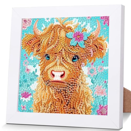 OSLEY Diamond Painting Kinder Set, 5D DIY Cartoon Diamant Painting Bilder, 15x15cm Leinwand und mit 18x18cm Bilderrahmen für Kinder und Mädchen, Erwachsene geeignet OSLEY Diamond Painting Kinder Set, 5D DIY Cartoon Diamant Painting Bilder, 15x15cm Leinwand und mit 18x18cm Bilderrahmen für Kinder und Mädchen, Erwachsene geeignet von OSLEY