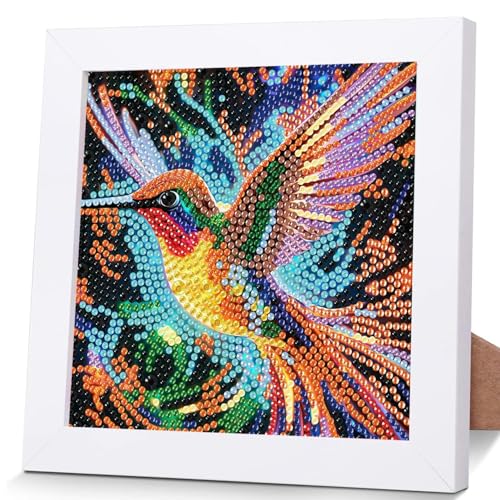 OSLEY Diamond Painting Kinder Set, 5D DIY Cartoon Diamant Painting Bilder, 15x15cm Leinwand und mit 18x18cm Bilderrahmen für Kinder und Mädchen, Erwachsene geeignet OSLEY Diamond Painting Kinder Set, 5D DIY Cartoon Diamant Painting Bilder, 15x15cm Leinwand und mit 18x18cm Bilderrahmen für Kinder und Mädchen, Erwachsene geeignet von OSLEY