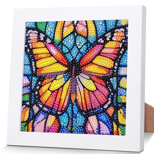 OSLEY Diamond Painting Kinder Set, 5D DIY Cartoon Diamant Painting Bilder, 15x15cm Leinwand und mit 18x18cm Bilderrahmen für Kinder und Mädchen, Erwachsene geeignet OSLEY Diamond Painting Kinder Set, 5D DIY Cartoon Diamant Painting Bilder, 15x15cm Leinwand und mit 18x18cm Bilderrahmen für Kinder und Mädchen, Erwachsene geeignet von OSLEY