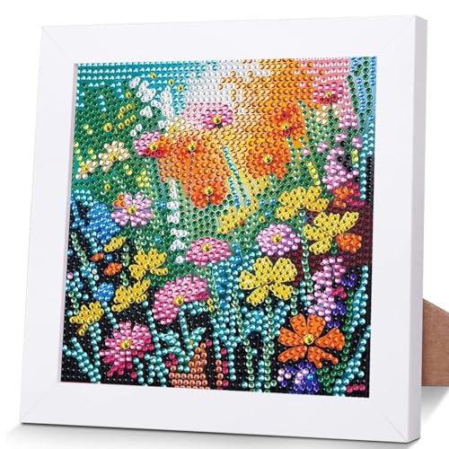 OSLEY Diamond Painting Kinder Set, 5D DIY Cartoon Diamant Painting Bilder, 15x15cm Leinwand und mit 18x18cm Bilderrahmen für Kinder und Mädchen, Erwachsene geeignet OSLEY Diamond Painting Kinder Set, 5D DIY Cartoon Diamant Painting Bilder, 15x15cm Leinwand und mit 18x18cm Bilderrahmen für Kinder und Mädchen, Erwachsene geeignet von OSLEY