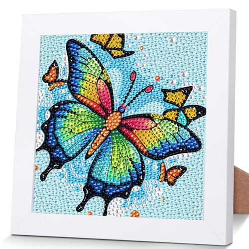 OSLEY Diamond Painting Kinder Set, 5D DIY Cartoon Diamant Painting Bilder, 15x15cm Leinwand und mit 18x18cm Bilderrahmen für Kinder und Mädchen, Erwachsene geeignet OSLEY Diamond Painting Kinder Set, 5D DIY Cartoon Diamant Painting Bilder, 15x15cm Leinwand und mit 18x18cm Bilderrahmen für Kinder und Mädchen, Erwachsene geeignet von OSLEY