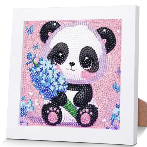 OSLEY Diamond Painting Kinder Set, 5D DIY Cartoon Diamant Painting Bilder, 15x15cm Leinwand und mit 18x18cm Bilderrahmen für Kinder und Mädchen, Erwachsene geeignet OSLEY Diamond Painting Kinder Set, 5D DIY Cartoon Diamant Painting Bilder, 15x15cm Leinwand und mit 18x18cm Bilderrahmen für Kinder und Mädchen, Erwachsene geeignet von OSLEY
