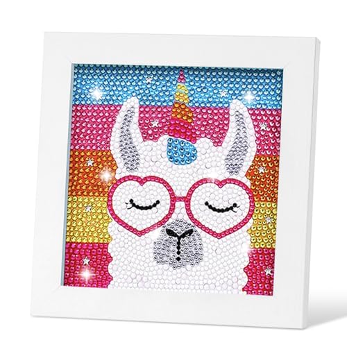 OSLEY Diamond Painting Kinder Set, 5D DIY Cartoon Diamant Painting Bilder, 15x15cm Leinwand und mit 18x18cm Bilderrahmen für Kinder und Mädchen, Erwachsene geeignet OSLEY Diamond Painting Kinder Set, 5D DIY Cartoon Diamant Painting Bilder, 15x15cm Leinwand und mit 18x18cm Bilderrahmen für Kinder und Mädchen, Erwachsene geeignet von OSLEY