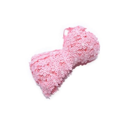 12 mm weiße bestickte Gänseblümchen-Spitzenborte zum Stricken, Hochzeit, bestickt, zum Selbermachen, Handarbeit, Patchwork, Nähzubehör, Hochzeit, Basteln, Rosa, 5 Yards 12 mm weiße bestickte Gänseblümchen-Spitzenborte zum Stricken, Hochzeit, bestickt, zum Selbermachen, Handarbeit, Patchwork, Nähzubehör, Hochzeit, Basteln, Rosa, 5 Yards von OSMARI
