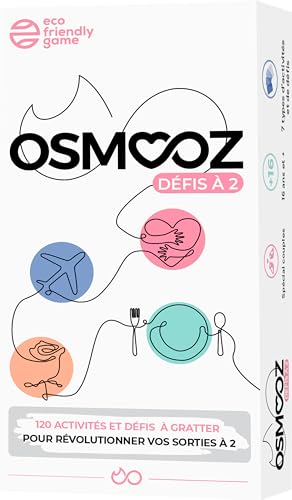 OSMOOZ ATM Gaming Spiel Paar Challenges à 2 – Kratzkartenspiel – Gesellschaftsspiele – Geschenk für Damen – Geschenk für Herren – Geschenk für Paare – originelles Paar – Geschenk zum Valentinstag OSMOOZ ATM Gaming Spiel Paar Challenges à 2 – Kratzkartenspiel – Gesellschaftsspiele – Geschenk für Damen – Geschenk für Herren – Geschenk für Paare – originelles Paar – Geschenk zum Valentinstag von OSMOOZ
