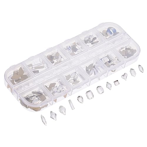 OSOLADY 1 Schachtel Diy Nagel Bohrer Nagelanhänger Selber Machen Nagel Strass Dekoration Edelsteine für Nägel Nagel Diamanten Maniküre-charme Maniküre Strass Metall Weiß OSOLADY 1 Schachtel Diy Nagel Bohrer Nagelanhänger Selber Machen Nagel Strass Dekoration Edelsteine für Nägel Nagel Diamanten Maniküre-charme Maniküre Strass Metall Weiß von OSOLADY