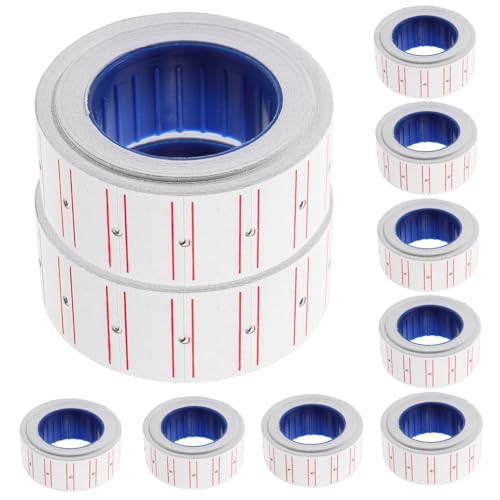 OSOLADY 10Rollen Preisschilder aus Papier Etiketten pro Rolle Kompatibel mit Etikettiermaschinen für Supermärkte und Einzelhandel Praktische Preisaufkleber OSOLADY 10Rollen Preisschilder aus Papier Etiketten pro Rolle Kompatibel mit Etikettiermaschinen für Supermärkte und Einzelhandel Praktische Preisaufkleber von OSOLADY