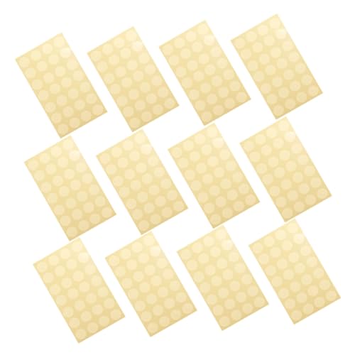OSOLADY 12 Blatt Selbstklebende Transparente Lochverstärker Papierlochschutz Aufkleber für Ringbuch Verstärken und Reparieren Gelochte Reißfeste Etiketten für Büro Schule Zuhause von OSOLADY