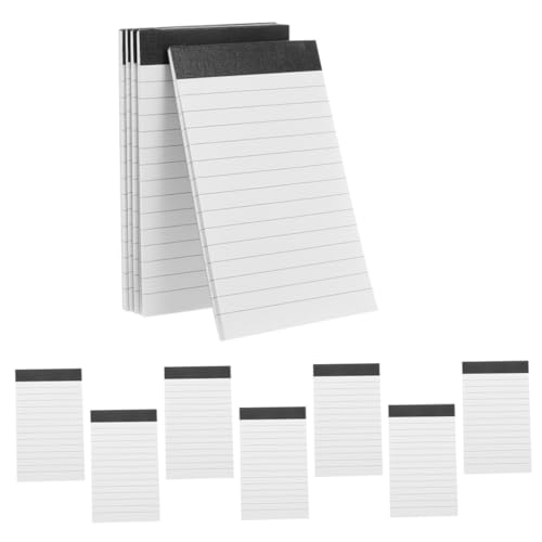 OSOLADY 12 Stück Teiliges Notizblock Kleines Liniertes Pocket Notizbuch mit Tragbares Memo Notizpad für Büro Schule und To Do Listen und Vielseitig für Arbeit und Alltag von OSOLADY